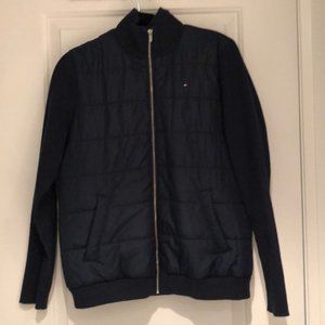 Tommy Hilfiger Navy Puffer Jacket / Sweater